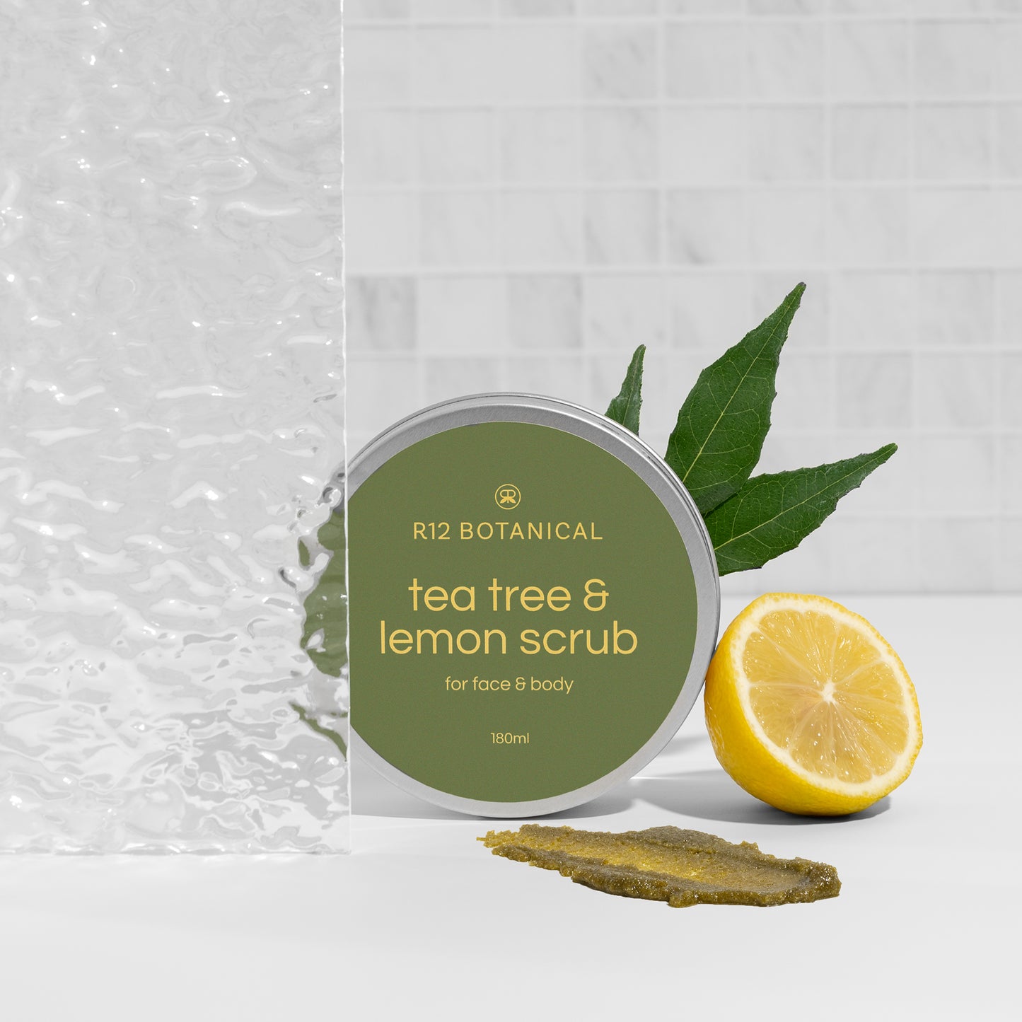tea tree & lemon scrub