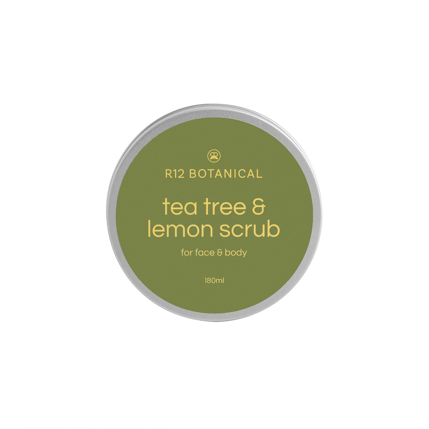 tea tree & lemon scrub