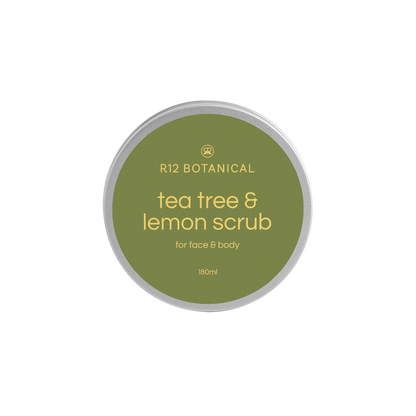 tea tree & lemon scrub