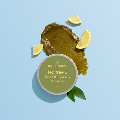 tea tree & lemon scrub